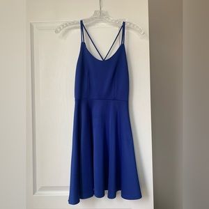 Royal blue Finn & Clover skater dress
